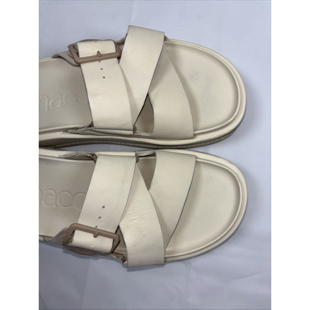 Chaco Cream Platform Slide Sandals - Picture 9 of 16